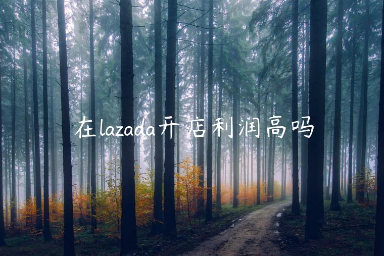 在lazada開店利潤高嗎